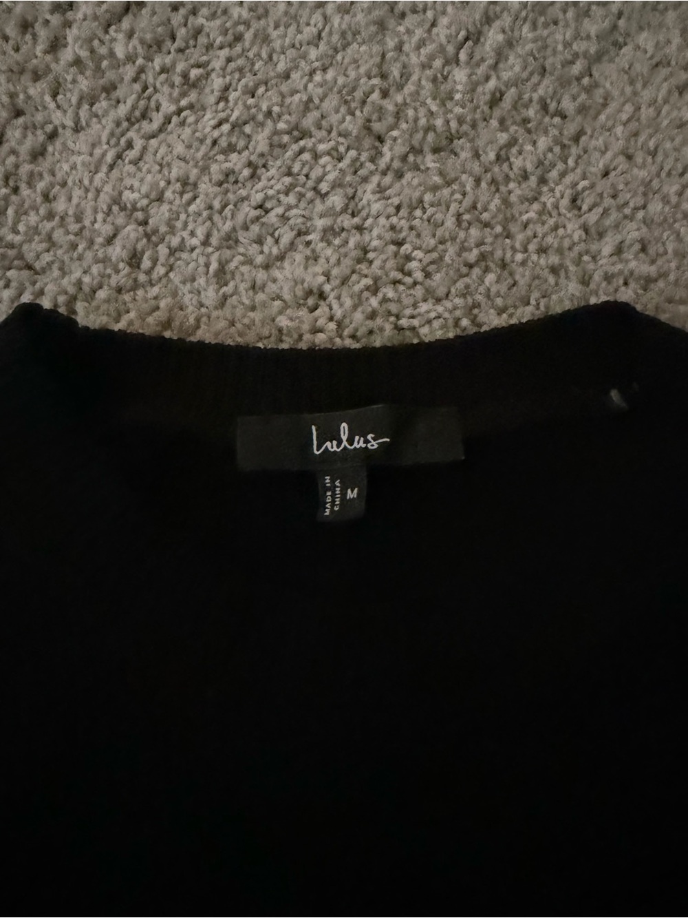 Lulu's Black Tee